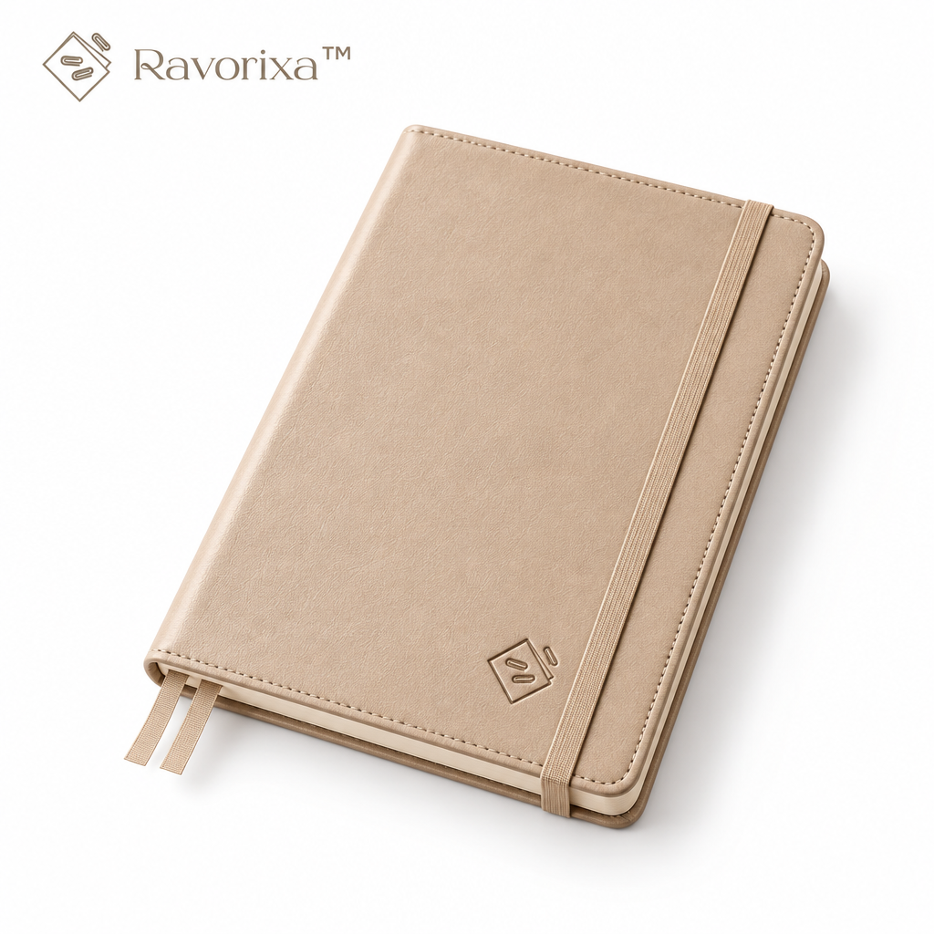 Ravorixa™ Quiet Rhythm – Elegant Weekly & Monthly Planner, Undated Minimalist Schedule Organizer for Work, Personal Goals & Everyday Productivity
